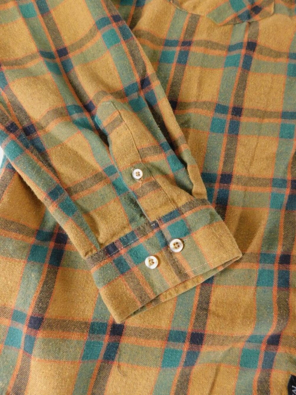 Molokai Surf Co Shirt Mens 2XL Brown Plaid Flannel Button-Up Long Sleeve Pockets - Picture 2 of 11